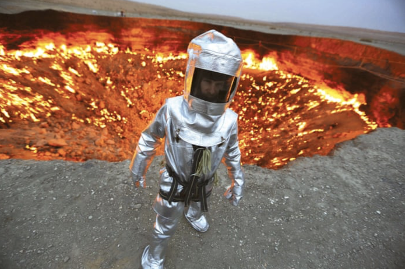 Kỳ quan “bất đắc dĩ” ở Turkmenistan